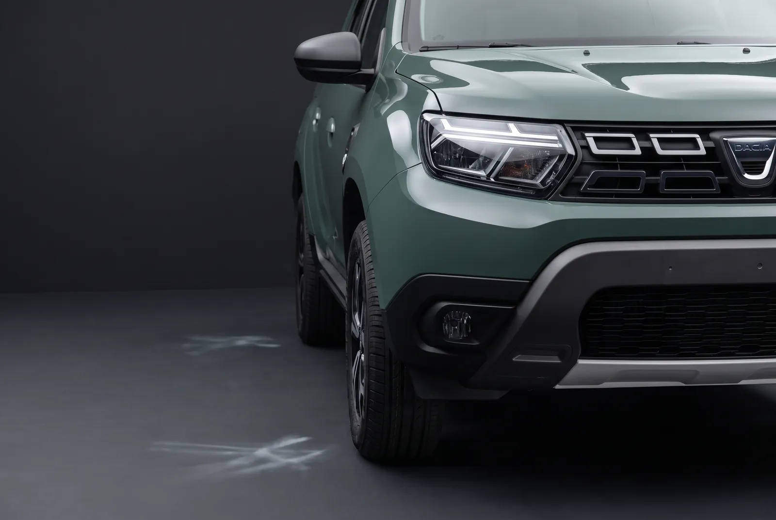Detail van een Dacia Duster