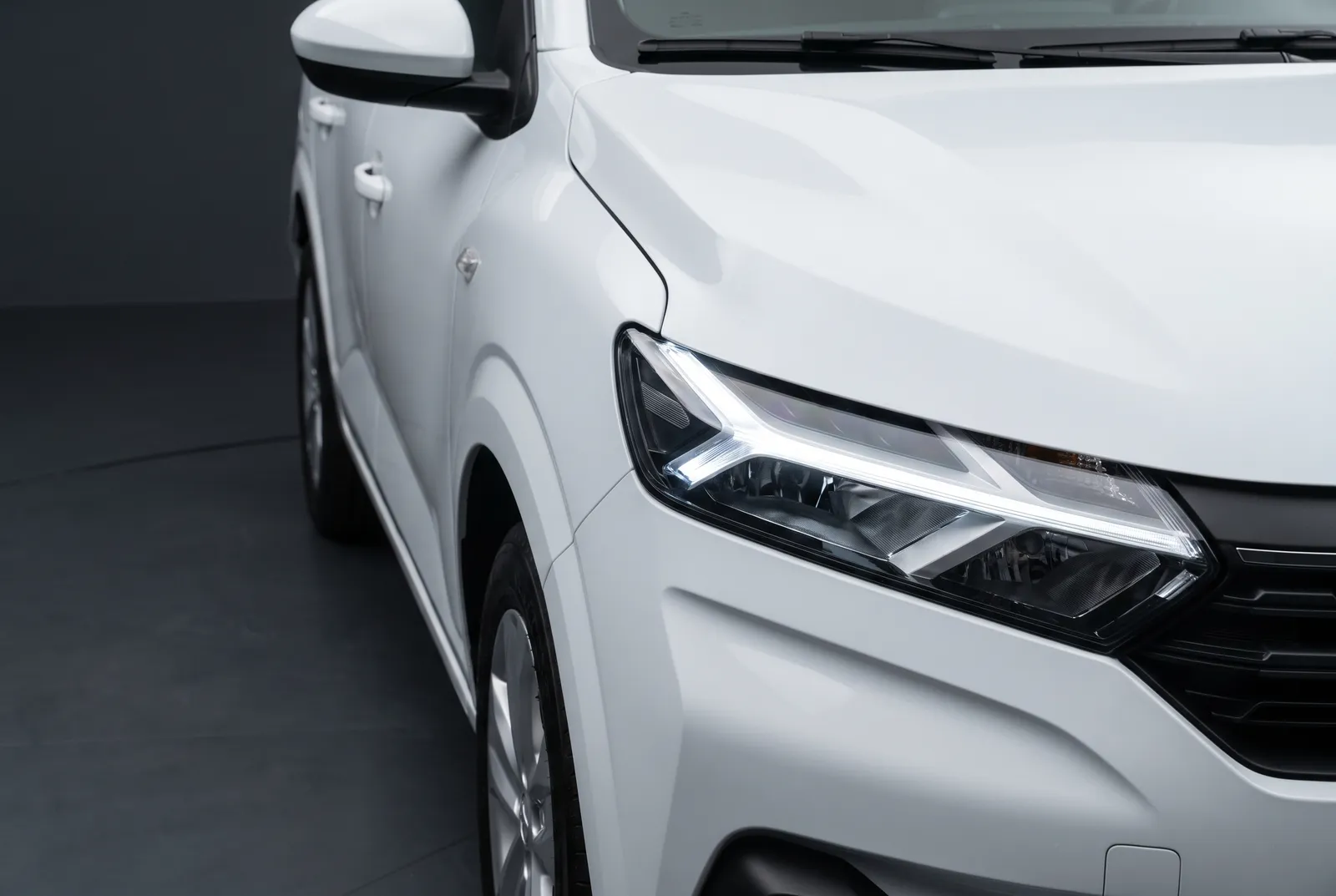 Detail van een Dacia Sandero